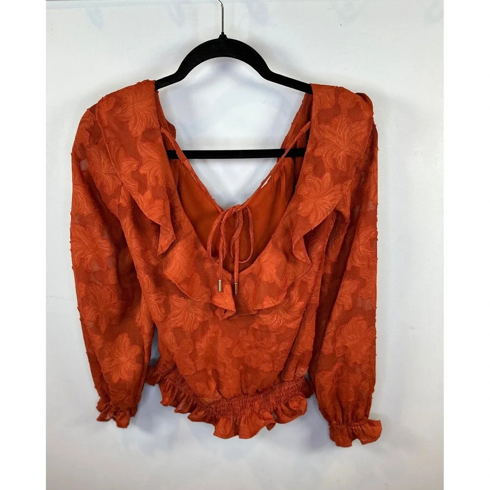 Anthropologie crimson red